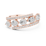 Ladies Ring HLR-81@7 - Rose Gold - Image