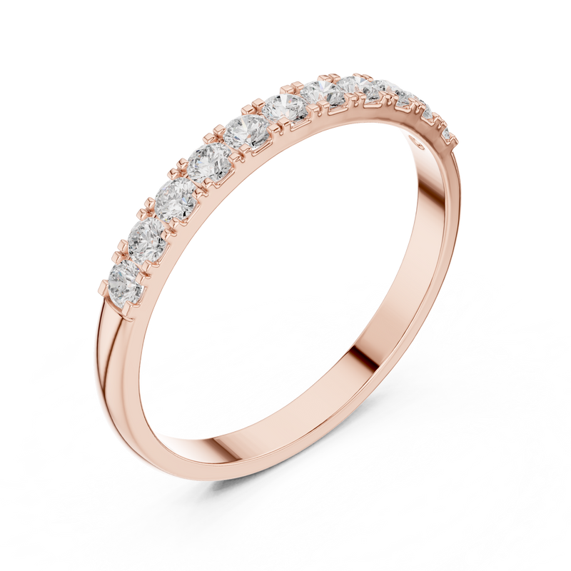 Ladies Ring HLR-86@7 - Rose Gold - Image
