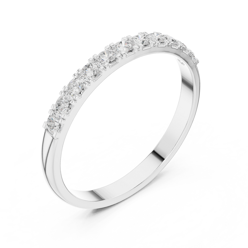 Ladies Ring HLR-86@7 - White Gold - Image