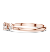 Ladies Ring HLR-89@7 - Rose Gold - Image