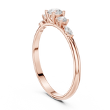 Ladies Ring HLR-89@7 - Rose Gold - Image