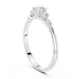 Ladies Ring HLR-89@7 - White Gold - Image