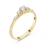 Ladies Ring HLR-89@7 - Yellow Gold - Image