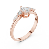 Ladies Ring HLR-91@7 - Rose Gold - Image