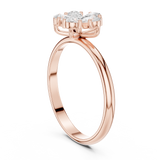 Ladies Ring HLR-92@7 - Rose Gold - Image