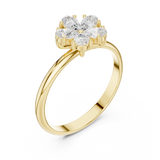 Ladies Ring HLR-92@7 - Yellow Gold - Image