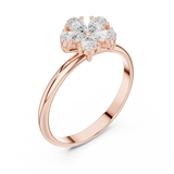 Ladies Ring HLR-92@7 - Rose Gold - Image