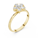 Ladies Ring HLR-92@7 - Yellow Gold - Image