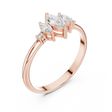Ladies Ring HLR-93@7 - Rose Gold - Image