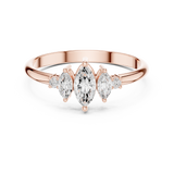 Ladies Ring HLR-93@7 - Rose Gold - Image