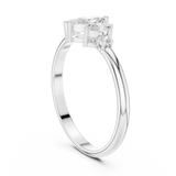 Ladies Ring HLR-93@7 - White Gold - Image