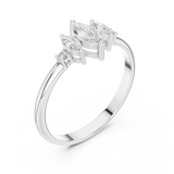 Ladies Ring HLR-93@7 - White Gold - Image