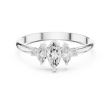 Ladies Ring HLR-93@7 - White Gold - Image