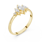 Ladies Ring HLR-93@7 - Yellow Gold - Image