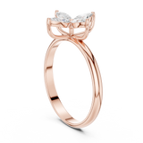 Ladies Ring HLR-94@7 - Rose Gold - Image