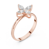 Ladies Ring HLR-94@7 - Rose Gold - Image