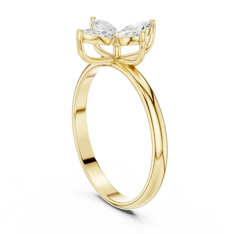 Ladies Ring HLR-94@7 - Yellow Gold - Image
