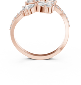 Ladies Ring HLR -58@7 - Rose Gold - Image