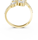 Ladies Ring HLR -58@7 - Yellow Gold - Image
