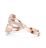 Ladies Ring HLR -58@7 - Rose Gold - Image