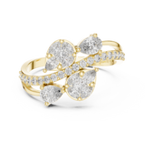 Ladies Ring HLR -58@7 - Yellow Gold - Image