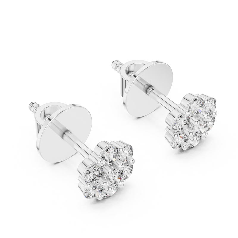 Earring L2-27#10001E - White Gold - Image
