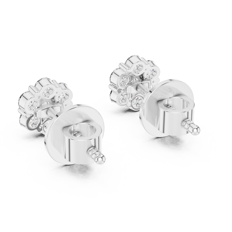 Earring L2-27#10001E - White Gold - Image