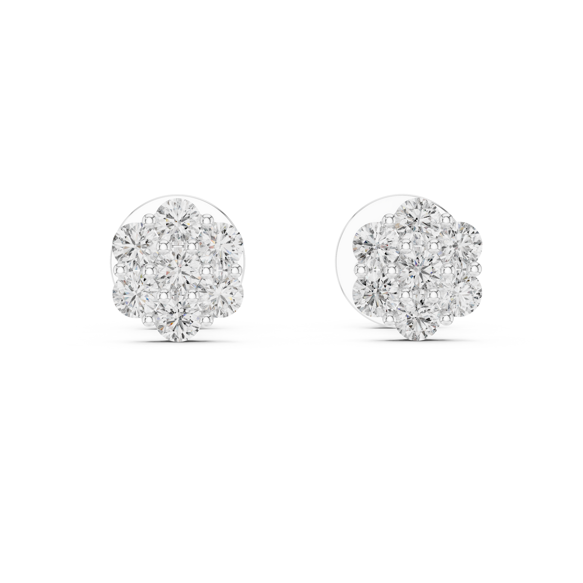 Earring L2-27#10001E - White Gold - Image