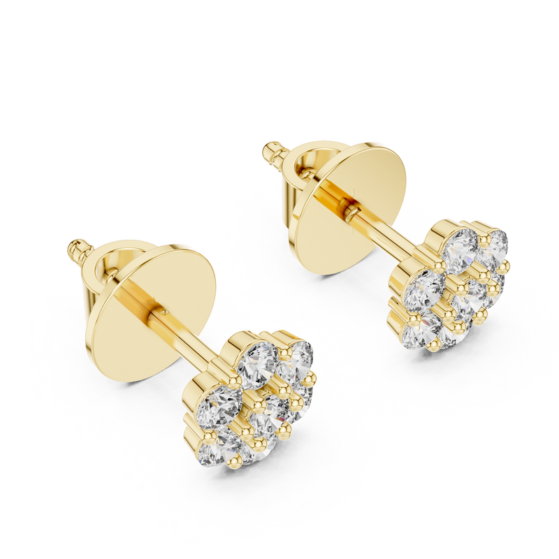 Earring L2-27#10001E - Yellow Gold - Image