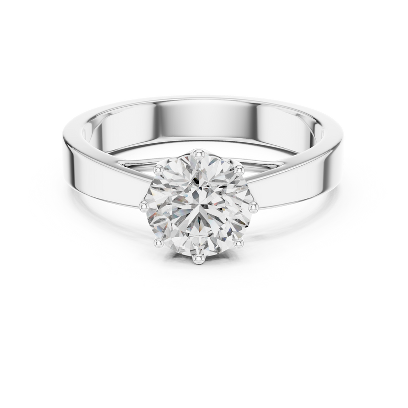 Ladies Ring LR-0001 - White Gold - Image