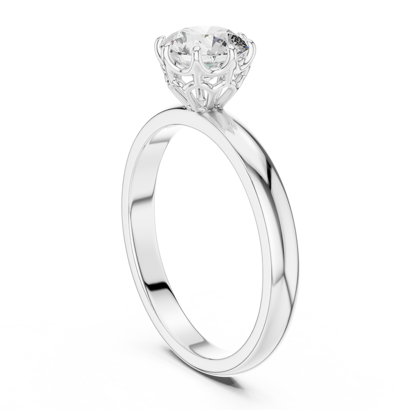 Ladies Ring LR-0002@7 - White Gold - Image