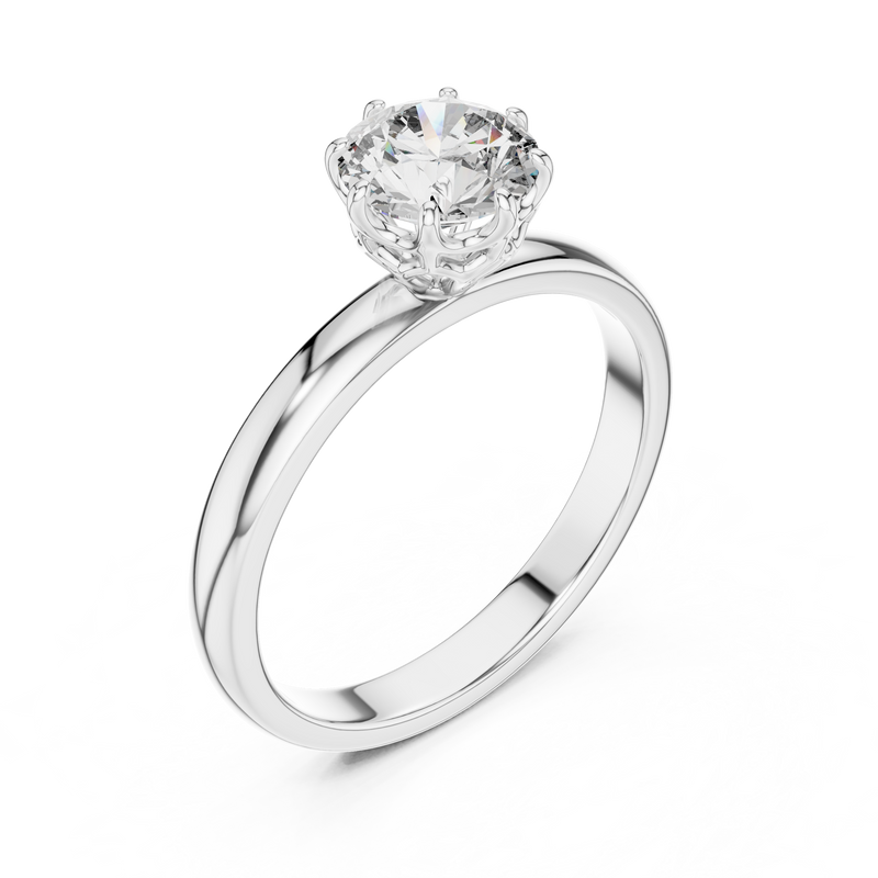 Ladies Ring LR-0002 - White Gold - Image