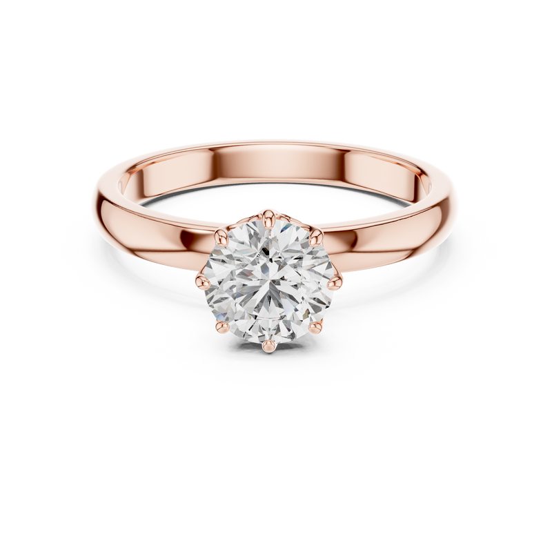 Ladies Ring LR-0002@7 - Rose Gold - Image