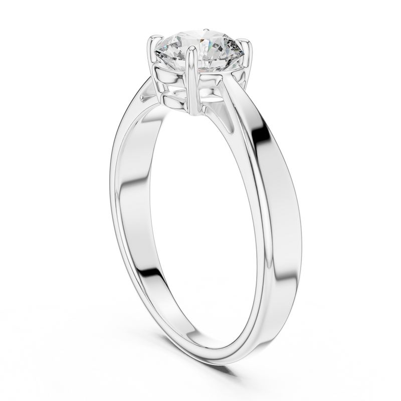 Ladies Ring LR-0003@7 - White Gold - Image