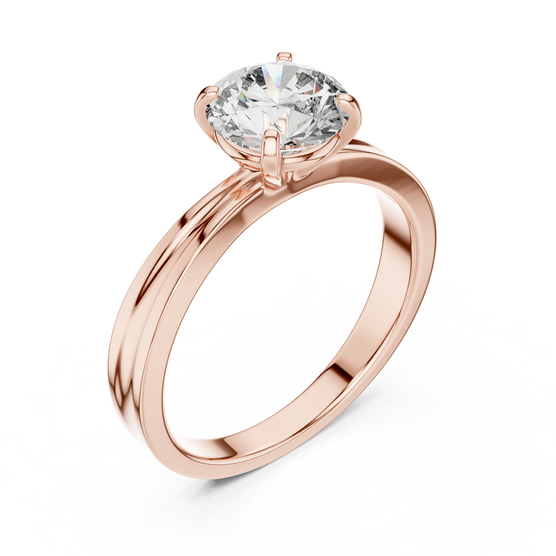 Ladies Ring LR-0004@7 - Rose Gold - Image