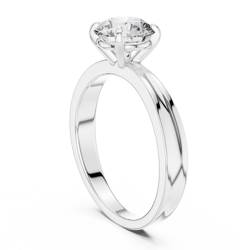 Ladies Ring LR-0004@7 - White Gold - Image