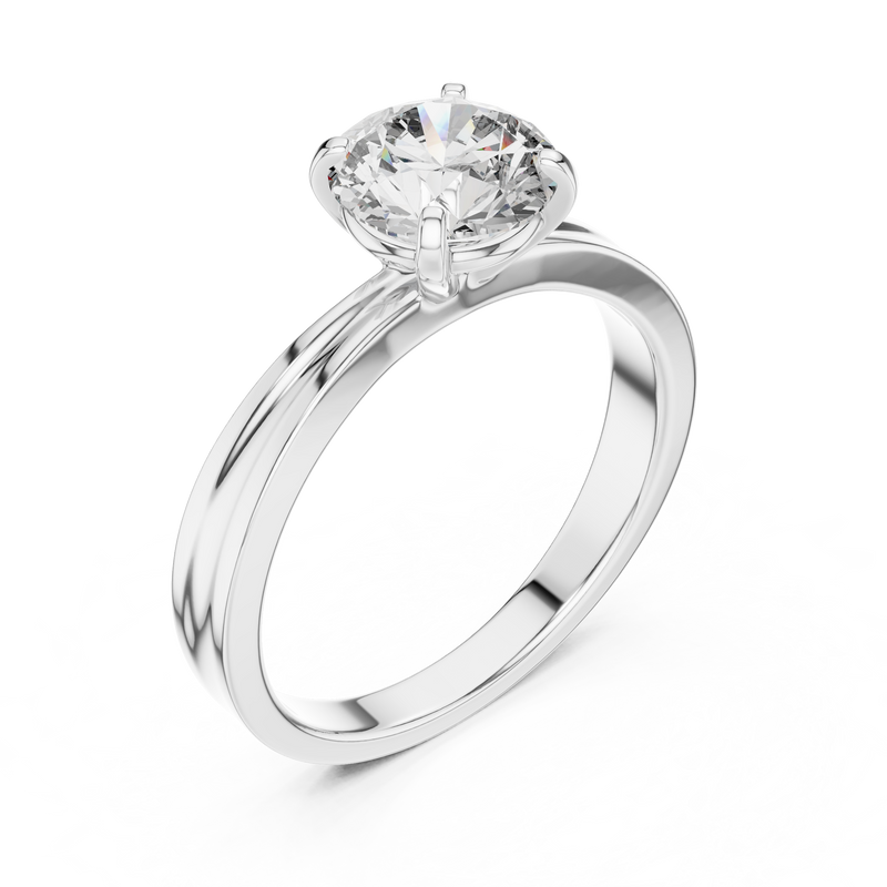 Ladies Ring LR-0004@7 - White Gold - Image