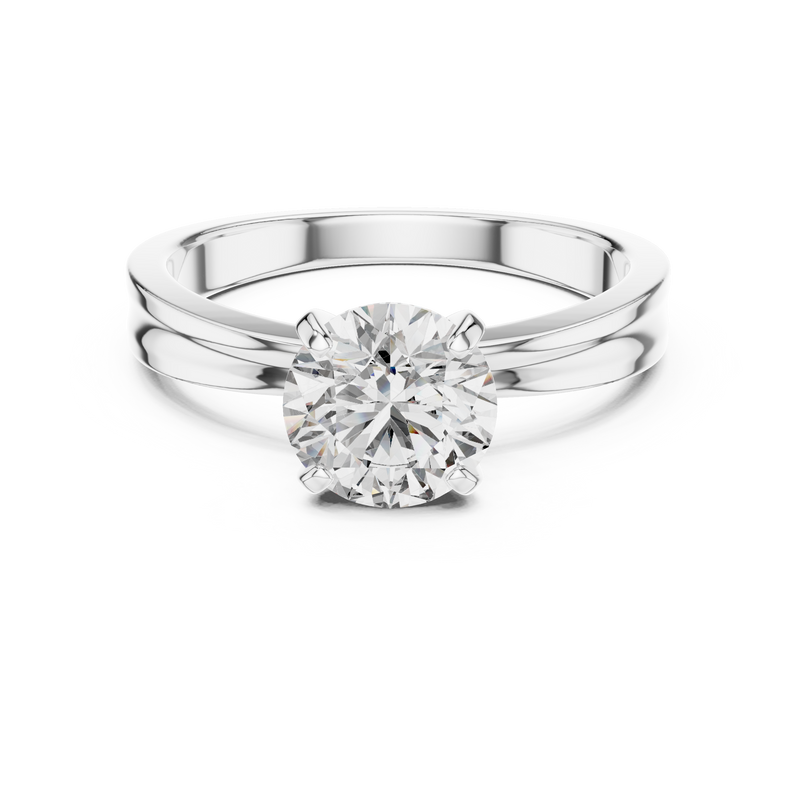 Ladies Ring LR-0004@7 - White Gold - Image