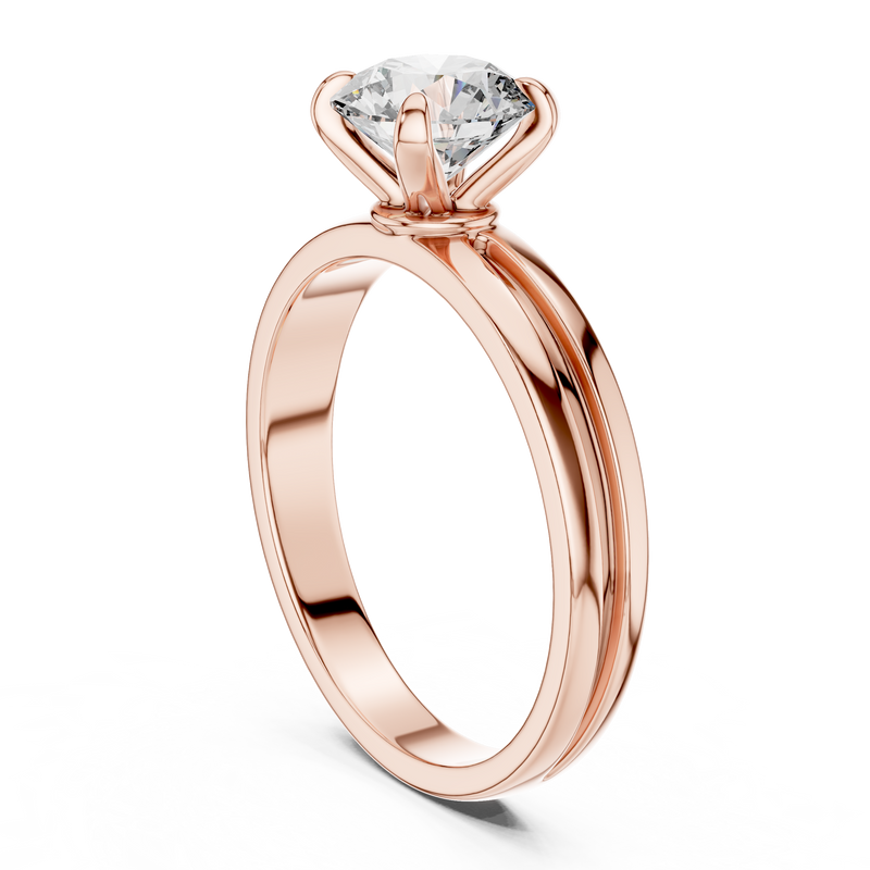 Ladies Ring LR-0005@7 - Rose Gold - Image