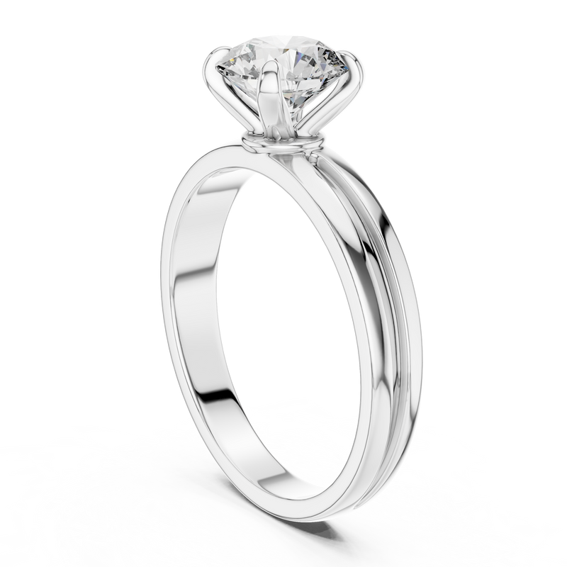Ladies Ring LR-0005 - White Gold - Image