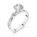 Ladies Ring LR-0005@7 - White Gold - Image