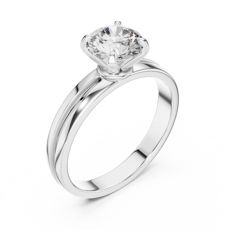 Ladies Ring LR-0005 - White Gold - Image