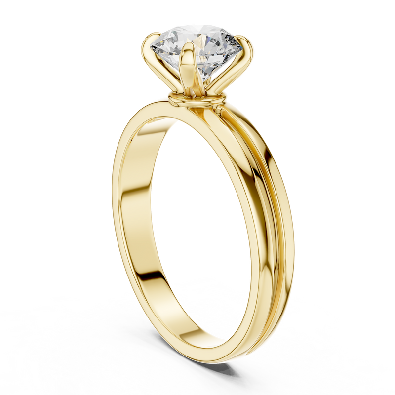 Ladies Ring LR-0005@7 - Yellow Gold - Image