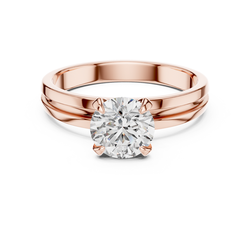 Ladies Ring LR-0005@7 - Rose Gold - Image