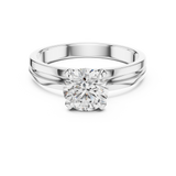 Ladies Ring LR-0005 - White Gold - Image