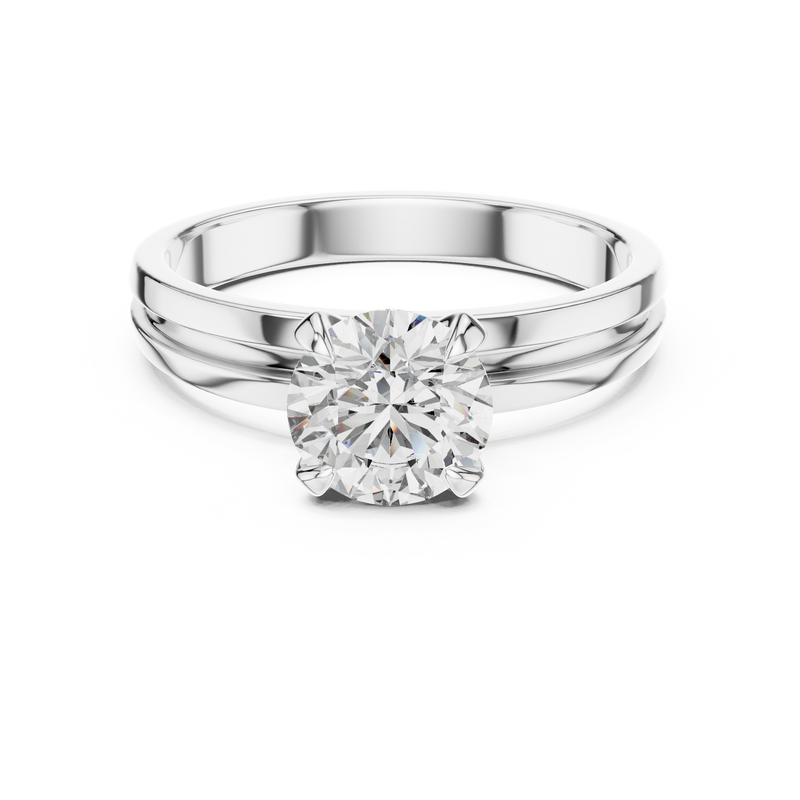 Ladies Ring LR-0005@7 - White Gold - Image