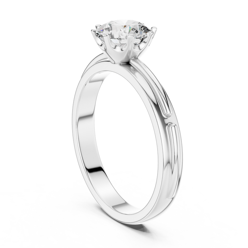 Ladies Ring LR-0006 - White Gold - Image