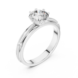 Ladies Ring LR-0006 - White Gold - Image