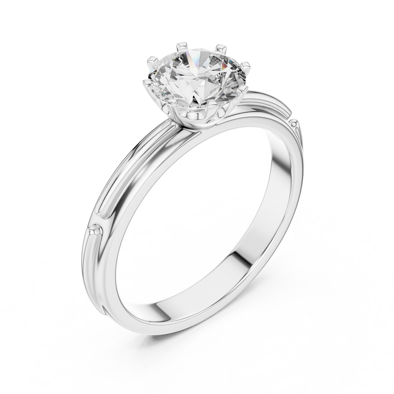 Ladies Ring LR-0006 - White Gold - Image