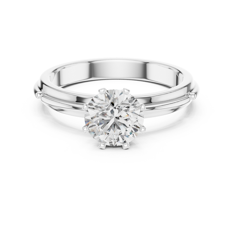 Ladies Ring LR-0006 - White Gold - Image